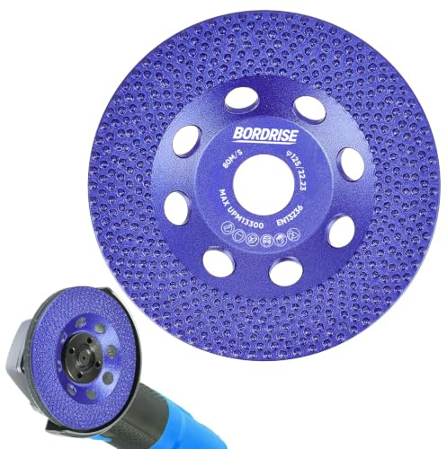 Diamond Cup Wheel 125 mm for Facade Paint, Wood Paint, Coatings, for Paint Remnants on Concrete, Masonry