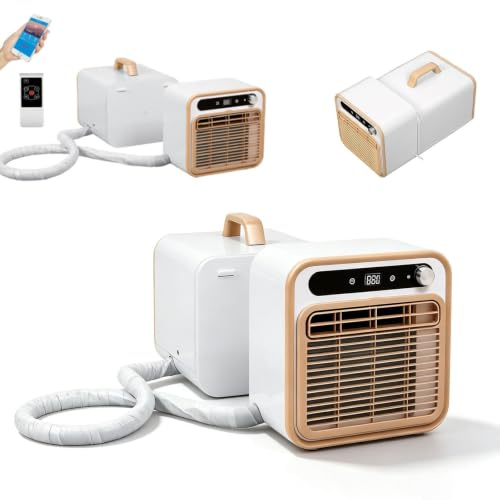 ALSUP Climatiseur Portable, Refroidissement Silencieux de 5000 BTU 1.5m | Sans Kit de Fenêtre, Télécommande Tactile, Débit d’Air 130m³/h, Minuterie 12H, pour la Maison et la Chambre