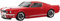 HPI H17519 - Ford Mustang GT 1966 Karosserie 20, Mehrfarbig