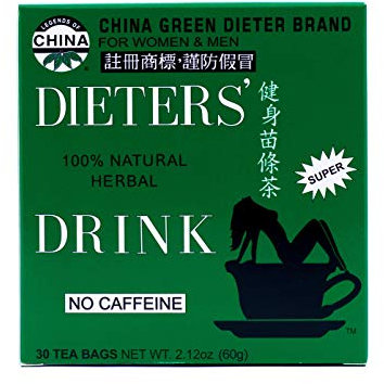 China Green Dieters Tea Boîte de 12 sachets de thé minceur