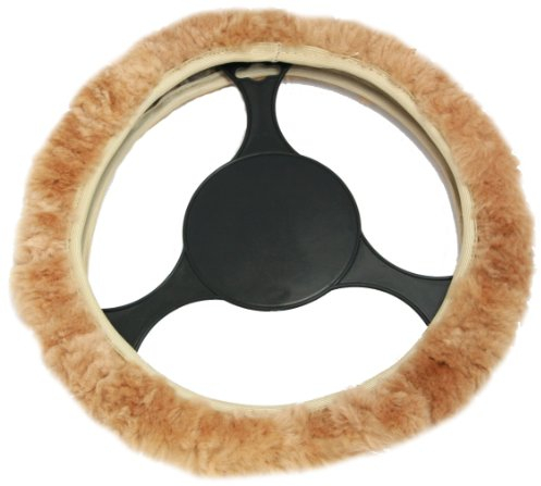IWH 102712 Lammfell-Lenkradhülle Universal Beige