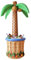 NET TOYS Aufblasbare Palme mit Getränkekühler Partypalme 182 cm Palmeninsel Fun Palme Flaschenkühler Aloha Sommerparty Hawaii Deko aufblasbar Party Dekoration