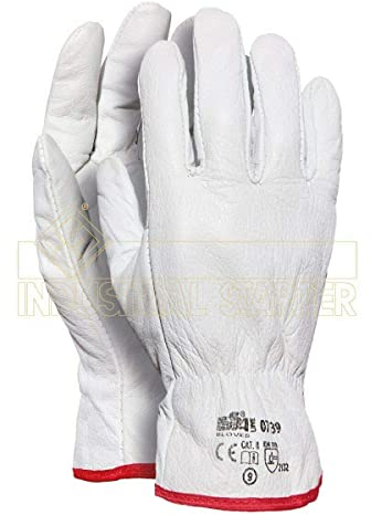 Heavy Duty Protection GUANTI DA LAVORO IN PELLE FIORE BOVIN TAGLIA 10-12 PAIA