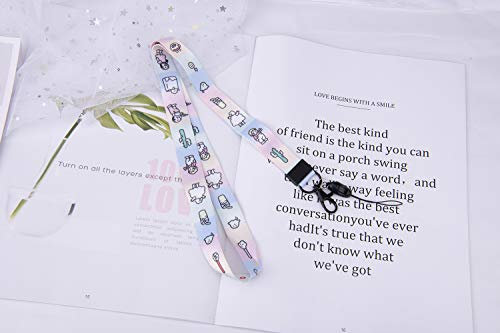 fightingeveryone1O Schlüsselband Umhängeband mit,Zweiseitiger Druck in Vollfarbe und ideal für mobile Ausweisschlüssel mp3 Usb-Halter-f