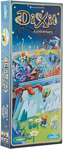 Libellud ASMDIX11EN2 Dixit: 10th Anniversary Expansion, Mixed Colours
