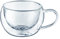 AMBITION Kaffeetassen Set doppelwandig 300 ml Mia 2 Glastassen für Kaffee Tee Cappuccino transparent