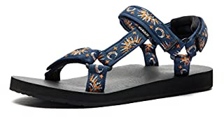 Muboliy Women's Original Sandals Sport Water Sandals with Arch Support Yoga Mat Insole Outdoor Hiking Sandals Light-Weight Shoes