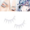 Dan&Dre Faux Cils Blancs, Cils, Maquillage Cosplay Faux, Cils Mascarade Fête Cils Maquillage Accessoires D'Extension De Cils
