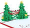 KUNSTIFY 3D Pop Up Weihnachtskarte, Weihnachtspostkarten Weihnachtskarten Geschenk für Freundin Männer Frauen Glückwunsch Christmas cards Herz (Weihnachtsbaum)