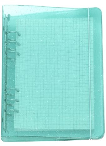 A6 / A5, 6 Löcher, farbig,Läufer Ringordner, Ordner für lose Blätter, Notizbuch, Nachfüllpackung, Bürobedarf, Ordner (Angel Blue, A5 mini set)