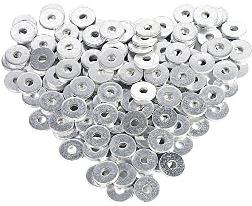Lot de 300 rondelles de rivet POP de secours en aluminium pour rivets de 3/16 de diamètre, rondelles de secours en aluminium