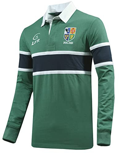Malham USA Irland Four Provinces Rugby-Trikot, Grün, Grün , Large