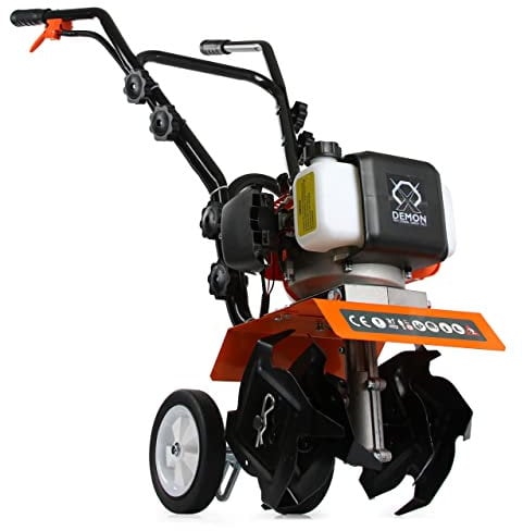 Motozappa Motocoltivatore 52cc 1,9CV motore a benzina e olio 2 tempi a scoppio area di lavoro 30cm zappatrice