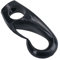 8 mm Haken für Bungee, elastisches Seil, Gummiseil, schwarzes Nylon, rostfrei