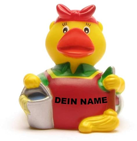 Badeente - personalisierbar (Putzfee Ente)