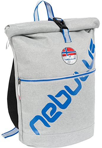 Nebulus Unisex Rucksack COLUMBUS, Laptoprucksack, Reiserucksack, hellgrau-kobal - onesize
