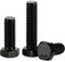 Tornillos de cabeza hexagonal de 5/16-18 x 2 pulgadas, totalmente roscados, perno de acero inoxidable 304 (18-8), acabado negro, cantidad 20