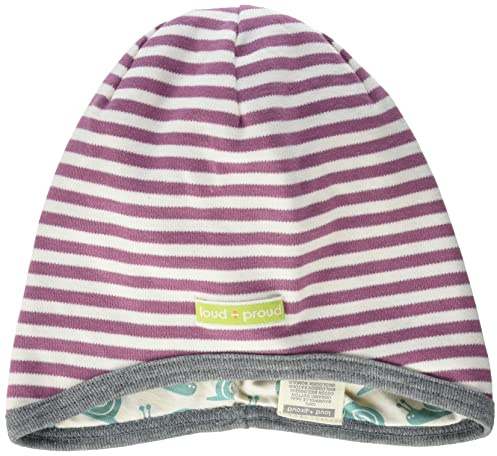 loud + proud Unisex Kinder Wendemütze, GOTS Zertifiziert Beanie-Mütze
