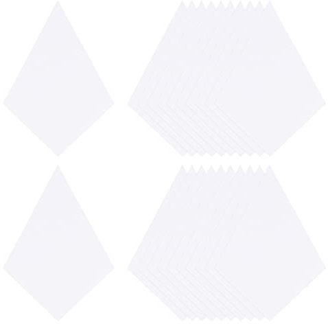 sourcing map 200 Count English Paper Piecing Diamond Shapes Paper Quilting Templates Patchwork English Paper Piecing Supplies for Quilting Sewing DIY Craft