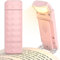 Mexllex Rechargeable Book Reading Light, Eye Caring Reading Light Clip on Book with 3 Colors Temperatures & 5 Brightness Levels, Portable LED Clip on Bookmark Lamp for Bookworms