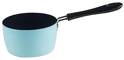 Baoblaze Milk Pan, Sauce Pan, Butter Melting Pot, Porridge Cooking Pot, Small Saucepan Soup Pot for Cooking Kitchen Breakfast, RV Travel Camping, Blue