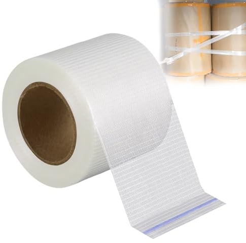 ADERTOS RV Awning Repair Tape, 8cmx25m/3.14inchx82ft Tent Repair Tape Reinforced Fiberglass Repair Tape Waterproof Canvas Repairs Tapes for Awnings Tarp Tent Sail Canopy Boat Cover, Tear Resistant