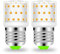 ZHENMING E27 LED Warmweiss 6W Super Hell Kompakt Lampe ersetzt 60 Watt, 800LM Warmweiß 2700K LED Kleine Birne, AC100-265V Nicht Dimmbar 360° Abstrahlwinkel, 2 Stück