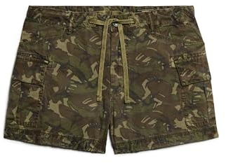 Superdry Damen Cargoshorts Konturiertes Tarnmuster 38