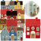 LS-LebenStil Teelichthaus Lichthaus 17cm Rot braune Tür Keramik Fachwerkhaus Nyhavn Teelichthalter Windlichthalter Kerzenständer Teelichtständer Windlicht für Teelichter Lichterhaus Fachwerkhaus
