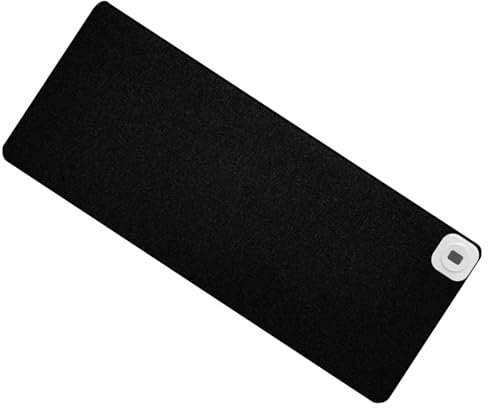 Doiyislem Beheizte Schreibtischunterlage, beheizte Schreibtischunterlage - Einstellbare Temperatur-Heiztischmatte,Beheizte Pad-Handwärmer, USB-beheizte Schreibtischunterlage mit Digitalanzeige für