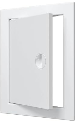 Puerta de revisión 35 x 35 cm blanca, tapa de revisión, revisión, plástico ABS, tapa de revisión para pladur, puerta de mantenimiento, tapa de mantenimiento, tapa de servicio para inspección y