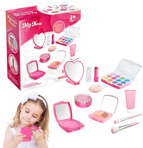 Oldmoom Ensembles de Maquillage pour , Ensemble de Maquillage pour | Jouets de Maquillage pour Filles | Faux Maquillage pour Petites Filles, Jouets de Jeu de rôle pour la Famille, Les Amis, Les , Les