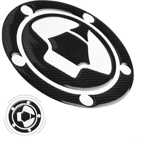 Adesivo protettivo per tappo del serbatoio del serbatoio del motociclo per modelli Kawasaki Z750, Z1000, ZX10R, ZX14, 650R & ER6N