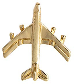 Flugzeug Brosche Damen Einfacher Mantel Herren Anzug Retro Herren