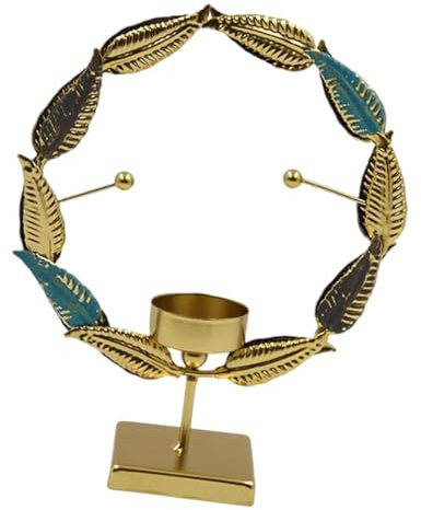 Morain Metallkerzenhalter Elliptische/runde Formoption Für Wohnzimmer Schlafzimmer Essendekoration Kerzenkerzenständer Elliptischer Kerzenständer