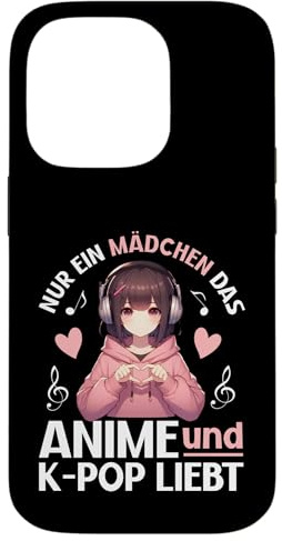 Nur EIN Mädchen Das Anime Und K Pop Liebt Korea Musik Kawaii Hülle für iPhone 14 Pro