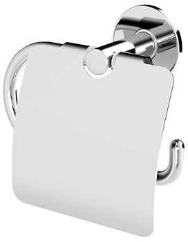 Lenz Toilettenpapierhalter VIDA in Chrom – Mit Deckel