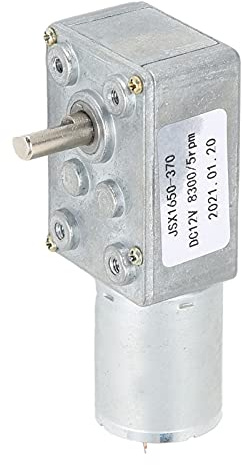 Chrees Moteur électrique à Engrenage à Vis sans Fin, Moteur électrique Autobloquant pour Ouvre-porte de Fenêtre, Réducteur de 12V pour Mini Treuil