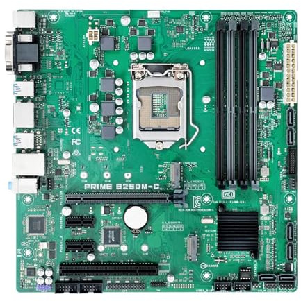 Motherboard Fit For ASUS PRIME B250M-C Scheda Madre mATX Intel B250 LGA1151 DDR4 HDMI DP DVI-D VGA for 6/7 Core i7/ i5/ i3/Pentium/Celeron