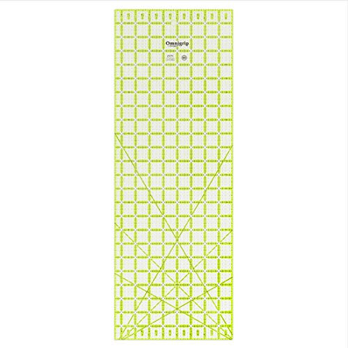 Omnigrid 83657 Omnigrip Lineal, Kunststoff, grün, 8-½ x 24