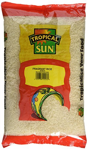 Tropical Sun Fragrant Rice 2kg, Premium Aromatic White Fragrant Rice, Soft Fluffy Texture Ideal for Everyday Meals, Stir Fries, Side Dishes, Bulk Home Cooking & Family Use (Pack Of 6)