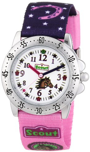 Scout Mädchen-Armbanduhr Analog Quarz Textil 280378065