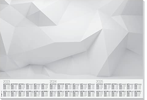 SIGEL HO460 Papier-Schreibunterlage mit 3-Jahres-Kalender, ca. DIN A2 - extra groß, 30 Blatt