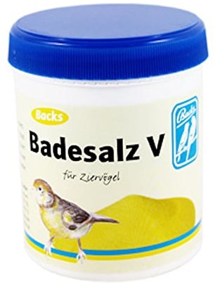 Backs Badesalz für Vögel 300 g - Pflege für Ziervögel - zur Desinfektion und Reinigung des Gefieders