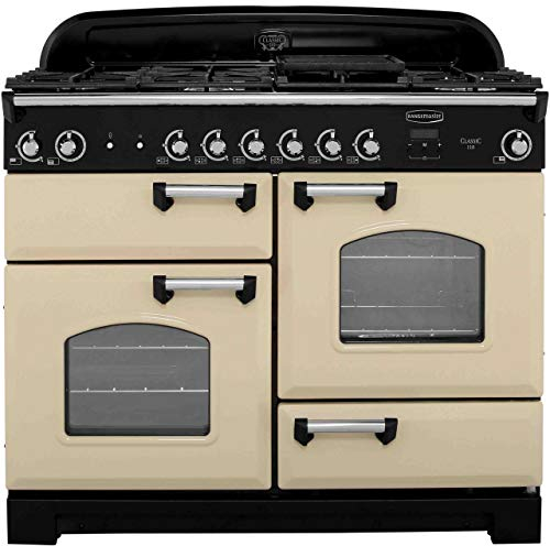 Rangemaster CLA110NGFCRC Classic 110cm Gas Range Cooker - Cream & Chrome