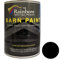 Rainbow Chalk Markers BARN PAINT - 2.5L Black | Matte Water-Based Shed, Barn, Exterior Wooden Building Paint | Durable Acrylic Coating Prevents Mould, UV Protection