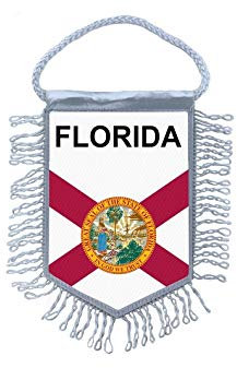 Akachafactory Wimpel mini Flagge Fahne flaggen miniflagge usa Florida