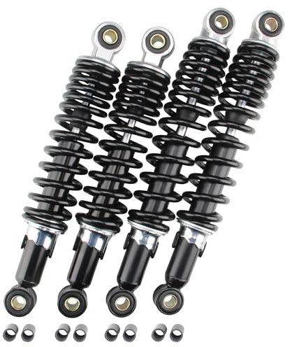 Stoßdämpfer Tieferlegung Set schwarz 260 mm + 280 mm kompatibel mit Simson Schwalbe KR51 Star