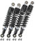 Stoßdämpfer Tieferlegung Set schwarz 260 mm + 280 mm kompatibel mit Simson Schwalbe KR51 Star