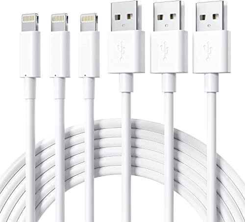 Cavo iPhone Certificato MFi 3Pezzi 1M,GlobaLink Cavo Lightning USB Filo Caricatore iPhone Ricarica Rapida compatibile con iPhone 13/12/12 ProMax/12Mini/SE/11/11Pro/X/XS/XR/8/8Plus/7/6/5,iPad Pro,iPod